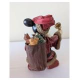 Set of 2 Fabrich KSA Disney Santa Mickey and Goofy Holiday Figures