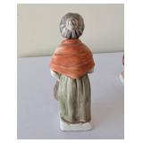 Set of 3 Norleans Japan Porcelain Figurines Elderly Couple and Woman