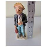 Set of 3 Norleans Japan Porcelain Figurines Elderly Couple and Woman