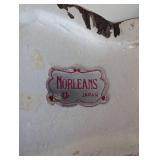 Set of 3 Norleans Japan Porcelain Figurines Elderly Couple and Woman