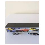 Pair of Mustang Rally Die-Cast Tractor Trailers with Classic Mustang Graphics