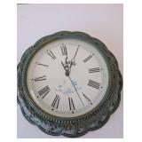 Lot of 2 Decorative Wall and Table Clocks with Roman Numerals