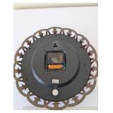 Lot of 2 Decorative Wall and Table Clocks with Roman Numerals