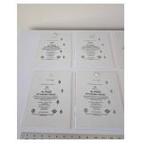 8 Piece Coca-Cola 1950s Calendar Girl Reproduction Tin Sign Set