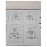 8 Piece Coca-Cola 1950s Calendar Girl Reproduction Tin Sign Set