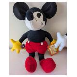 Pair of Walt Disney World Mickey and Minnie Mouse Plush Dolls with Tags
