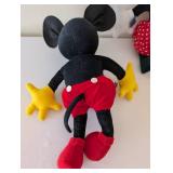 Pair of Walt Disney World Mickey and Minnie Mouse Plush Dolls with Tags