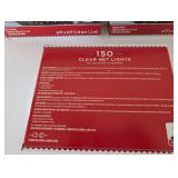 Lot of 3 Holiday Time 150 Clear Net Lights 6FT x 4FT Indoor/Outdoor