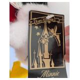 Pair of Euro Disney Mickey and Minnie Mouse Plush Dolls with Tags