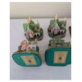 Liberty Falls Village Collection with Buildings, Figures, and Original Box