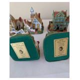 Liberty Falls Village Collection with Buildings, Figures, and Original Box