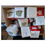 Liberty Falls Village Collection with Buildings, Figures, and Original Box