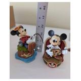Set of 7 Disney Figurines with Certificate - Mickey Mouse and Winnie the Pooh