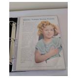 Shirley Temple Stamp Panels Album by Postal Commemorative Society