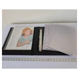 Shirley Temple Stamp Panels Album by Postal Commemorative Society