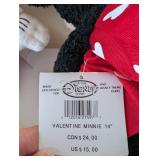 Collection of 4 Disney Mickey and Minnie Mouse Plush Toys with Accessories