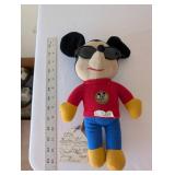 Collection of 4 Disney Mickey and Minnie Mouse Plush Toys with Accessories