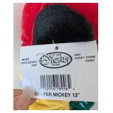 Disney Character Plush Collection Including Mickey, Minnie, Pluto, and Goofy