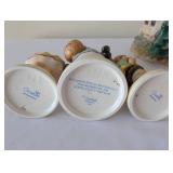 Hummel Goebel Porcelain Figurine Collection with Church and Nativity