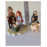 Hummel Goebel Porcelain Figurine Collection with Church and Nativity