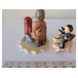 Hummel Goebel Porcelain Figurine Collection with Church and Nativity