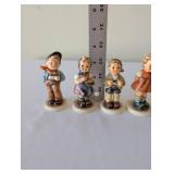 Set of 9 Goebel Hummel Club Figurines with Original Markings
