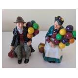 Royal Doulton The Balloon Man and Old Balloon Seller Figurines