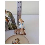 Hummel Nativity Figurines and Collector Plates Set