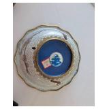 Lot of Miniature Greek Vases, Floral Cloisonne Bowl, and Pharaoh Bust Decor