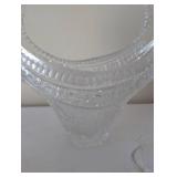 Crystal Glassware Set with Candlestick Holders, Basket, and Dishes