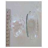 Crystal Glassware Set with Candlestick Holders, Basket, and Dishes