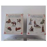 Lot of 7 Liberty Falls Hand Painted Pewter Miniature Figure Sets with Boxes