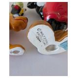 Disney Collectible Lot: Snow White, Mickey Mouse Snow Globe, and 7 Japan Porcelain Figurines