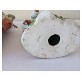 Set of 3 Large Porcelain Chinese Wise Men Figurines, Hand-Painted