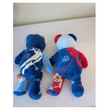 Antique Baby Carriage with Collection of Stuffed Plush Toys