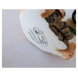 Collection of Decorative Figurines Including Coca-Cola Bears, Porcelain Windmill, Glass Rooster and More