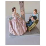 Set of 5 Norman Rockwell American Family Figurines