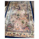 Ching Dynasty Friendship Rugs (Lot of 2) - Hand-Knotted Wool, Made in China