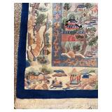 Ching Dynasty Friendship Rugs (Lot of 2) - Hand-Knotted Wool, Made in China