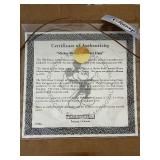 Disney Mickey Mouse at Hoover Dam Framed Print with Certificate of Authenticity