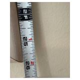 Framed Garden Landscape Art - Gazebo by Lake with Blooming Flowers in Whitewashed Wood