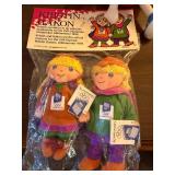 Kristin og Håkon Plush Dolls - Lillehammer 1994 Mascots - 2-Pack