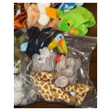 Assorted Plush Animals - Bagged Collection of Stuffed Toys