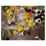 Yellow Duck Plush Toys - Assorted Cartoon Character Stuffed Animals In Zip Bags