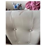 Set of 4 Cream Tufted Dining Chairs