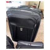 5-Piece Luggage Set - Black & Gray Rolling Suitcases
