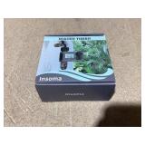 Insoma Outdoor Garden Hose Faucet Timers, Programmable Water Sprinkler Timer with Rain Delay/Manual/Automatic Drip Irrigation and Lawn Watering System for Yard, 1 Outlet (Missing Seal Tape, Used)