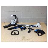 HART 40-Volt Cordless 12-inch String Trimmer and Leaf Blower Combo Kit, (1) 4.0Ah Lithium-Ion Battery (1) Charger