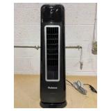 Holmes 30 ExtremeBreeze High Velocity Tower Fan with Programmable Thermostat and 3 Speeds, Black