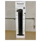 Holmes 29 Manual Tower Fan with CleanBreeze Removable Grill, 3 Speeds, and 85° Oscillation, Black